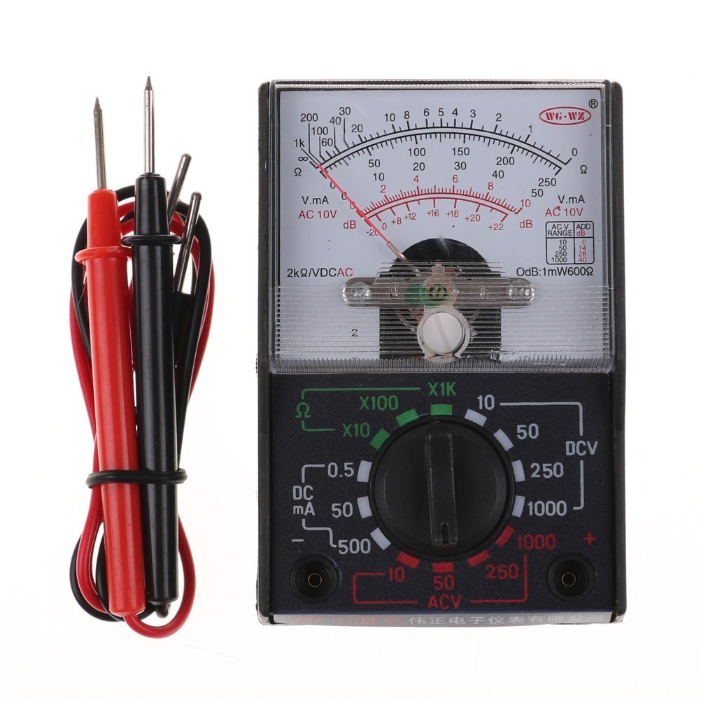 [GTH] Dc/ac 250V 1000V Voltmeter 250ma Ammeter Meter Analog Multimeter