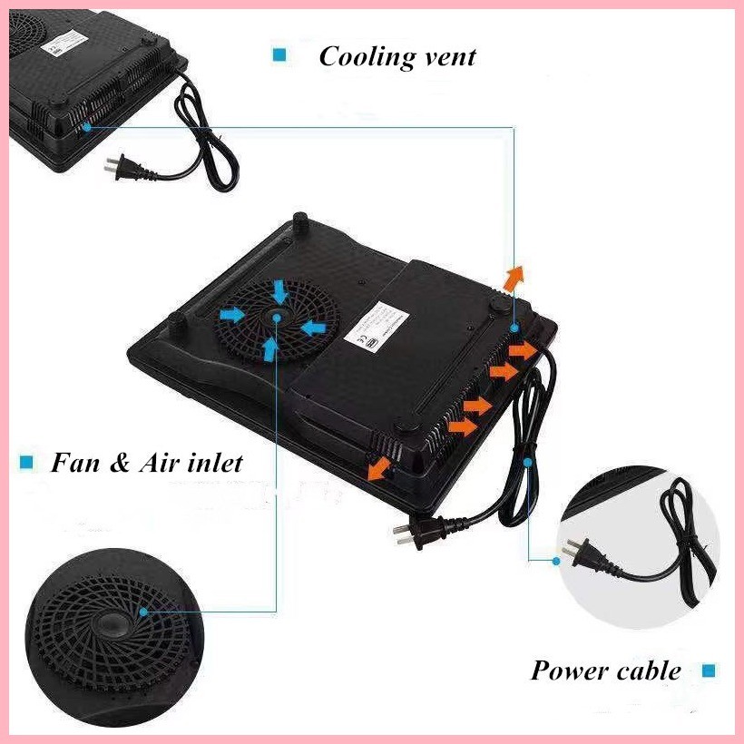 Portable Induction Cooker Electric Stove With BuiltIn Automatic Pan