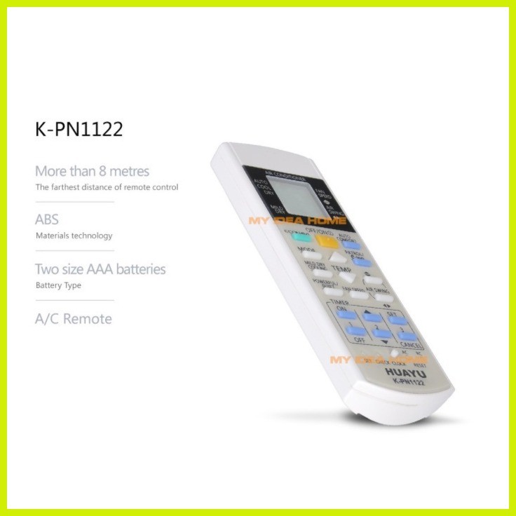 Universal Aircon Remote Control K-PN1122 Split Type Aircon Remote ...