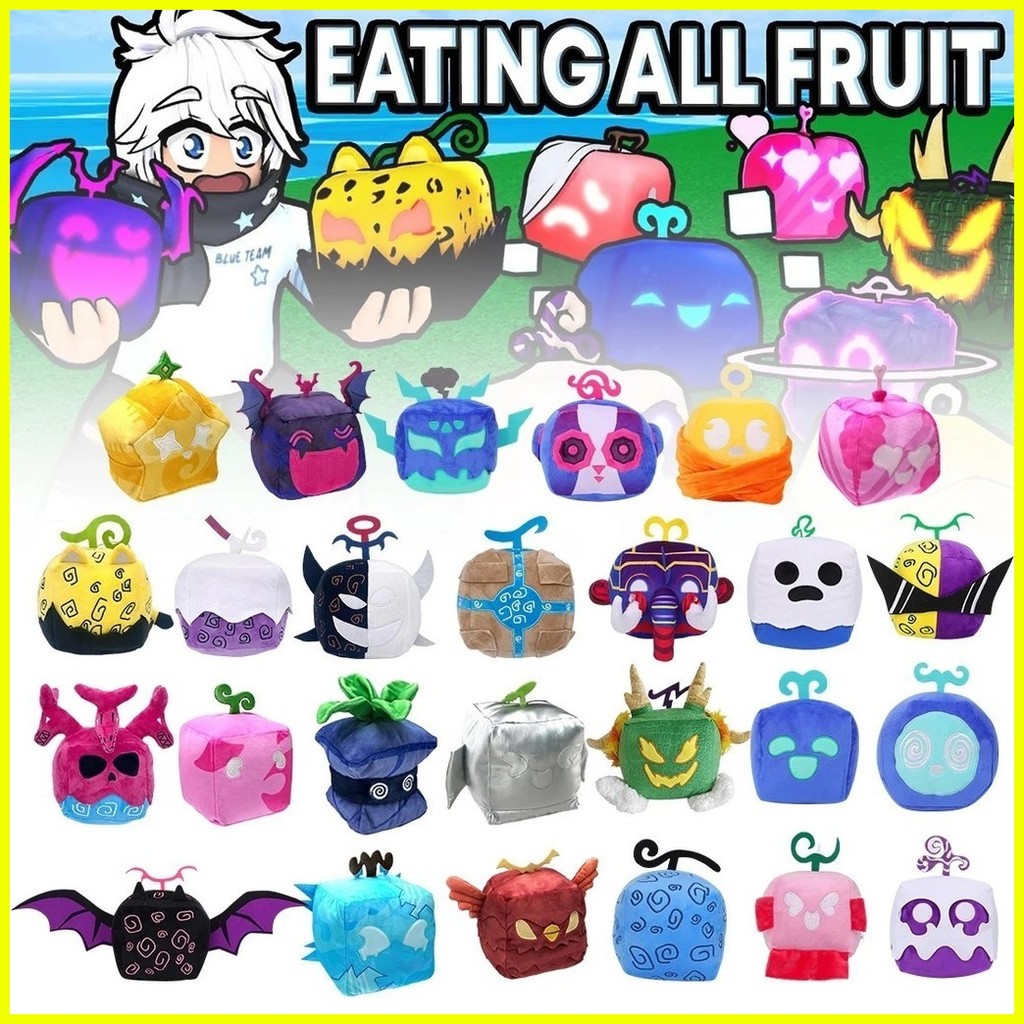 ∆ ☩ Blox Fruit Plushie With Code Deluxe Pack Toy Anime Game Related