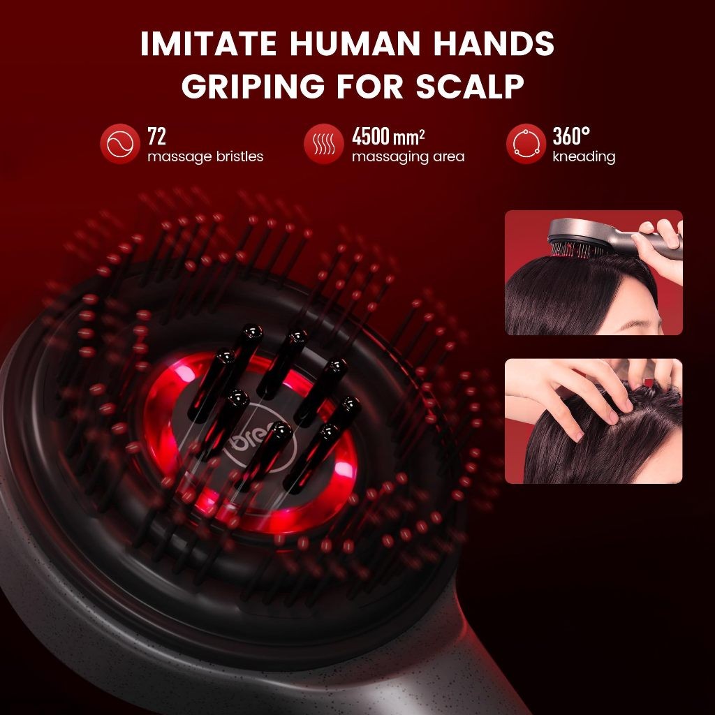 Electric Massage Comb Hair Growth Instrument Scalp Care Massager ...