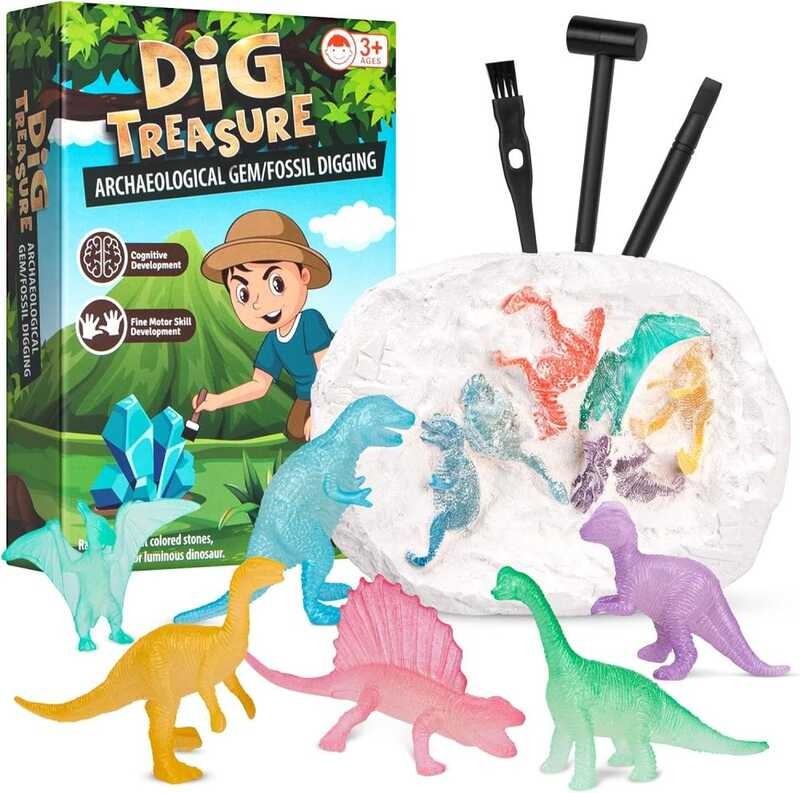 Dig Kit Dinosaurs Digging Set, Eduional DIY Toys Science Kit-Dig Up ...