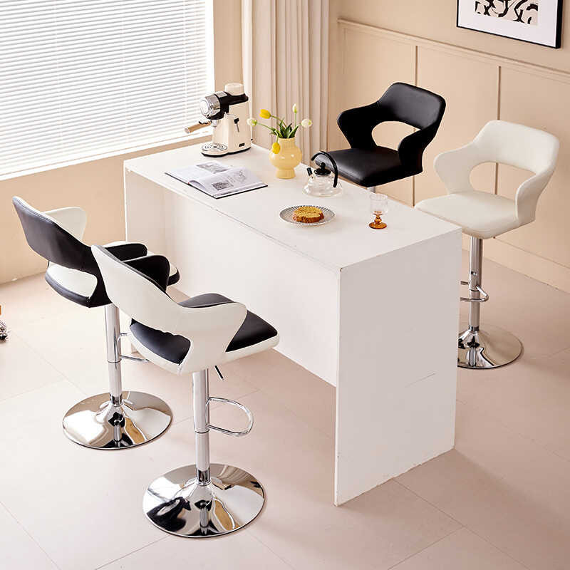Adjustable Front Desk Modern Simple Chair Bar High Back Cashier Counter ...