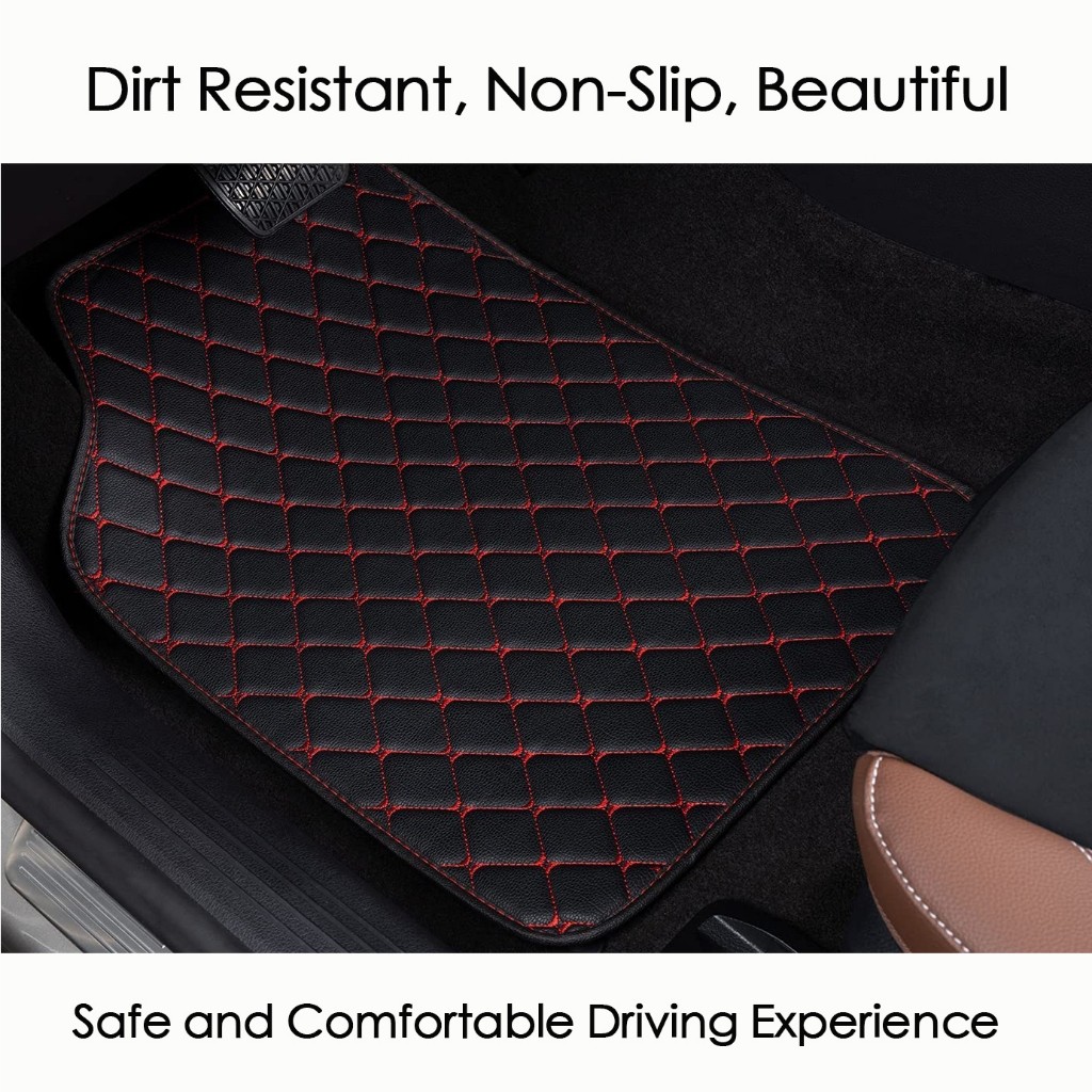 Premium Leather Car Carpet Floor Mats for Car Interior Accessories Car ...