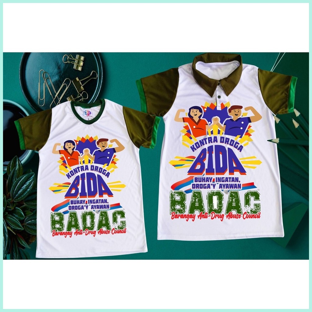 BADAC Drifit Shirts (ARMY GREEN) | Shopee Philippines
