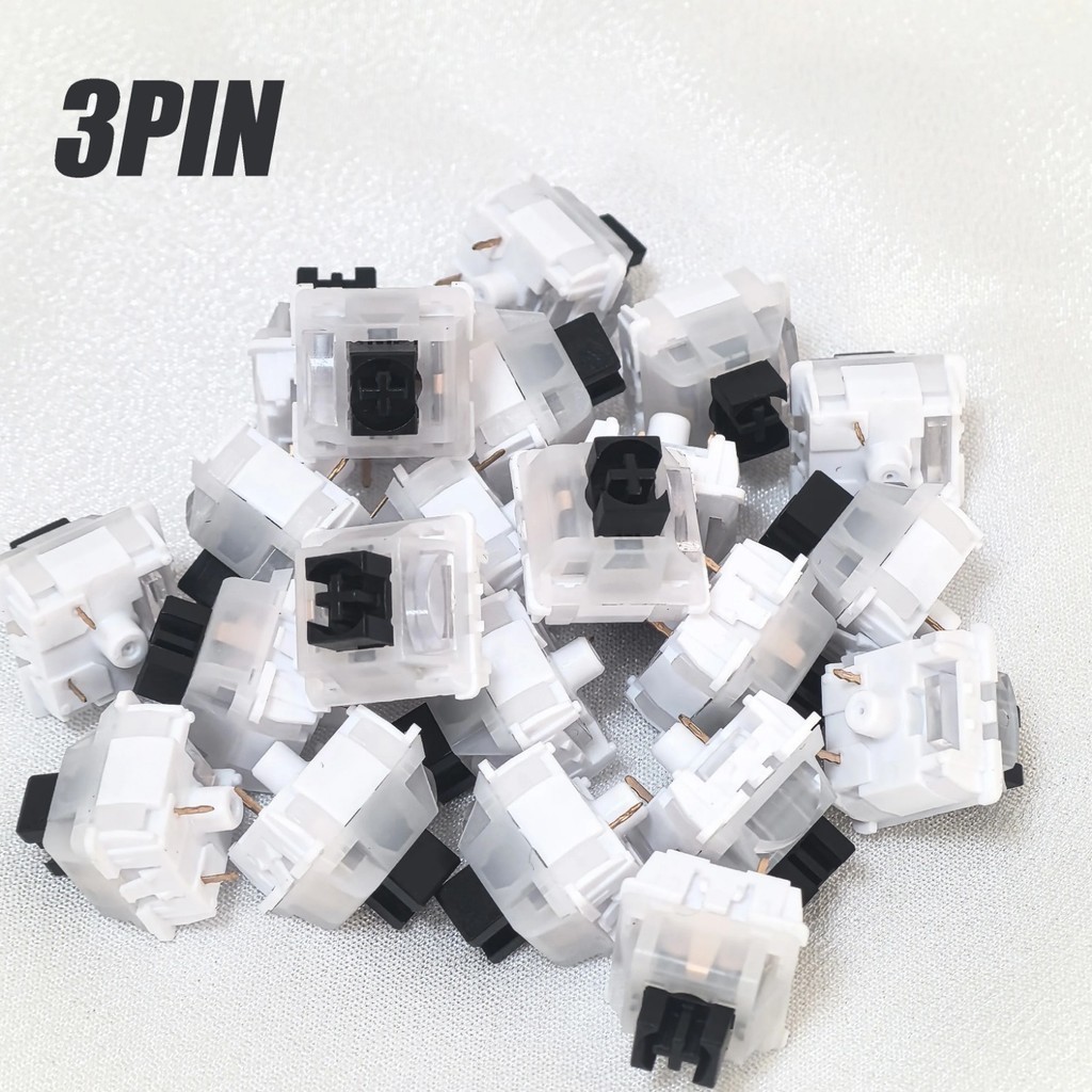 3Pin/5Pin E-sports Linear Switch With Light Guide Mirror Tactile Clicky ...
