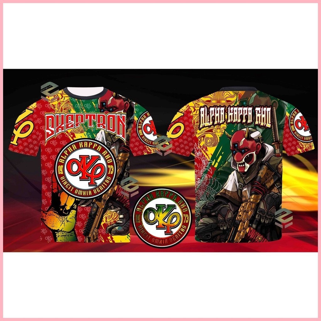 ∆ AKP SKEPTRON RASTAFARI DESIGN FULL SUBLIMATION FS (FREE STICKER ...