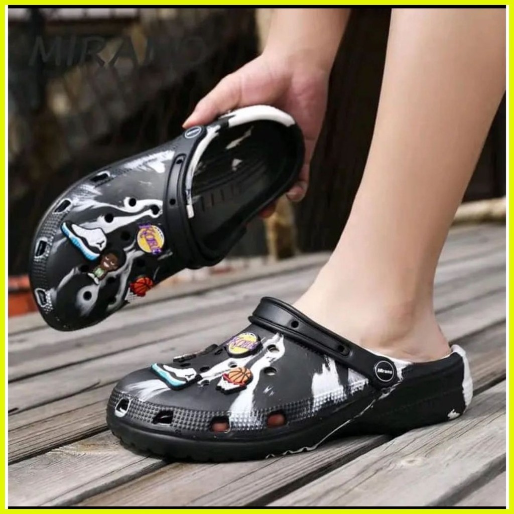 CROSS CLASSIC Clog Sandals Bench Slippers for Men NBA JIBBITS Star Kobe Bryant