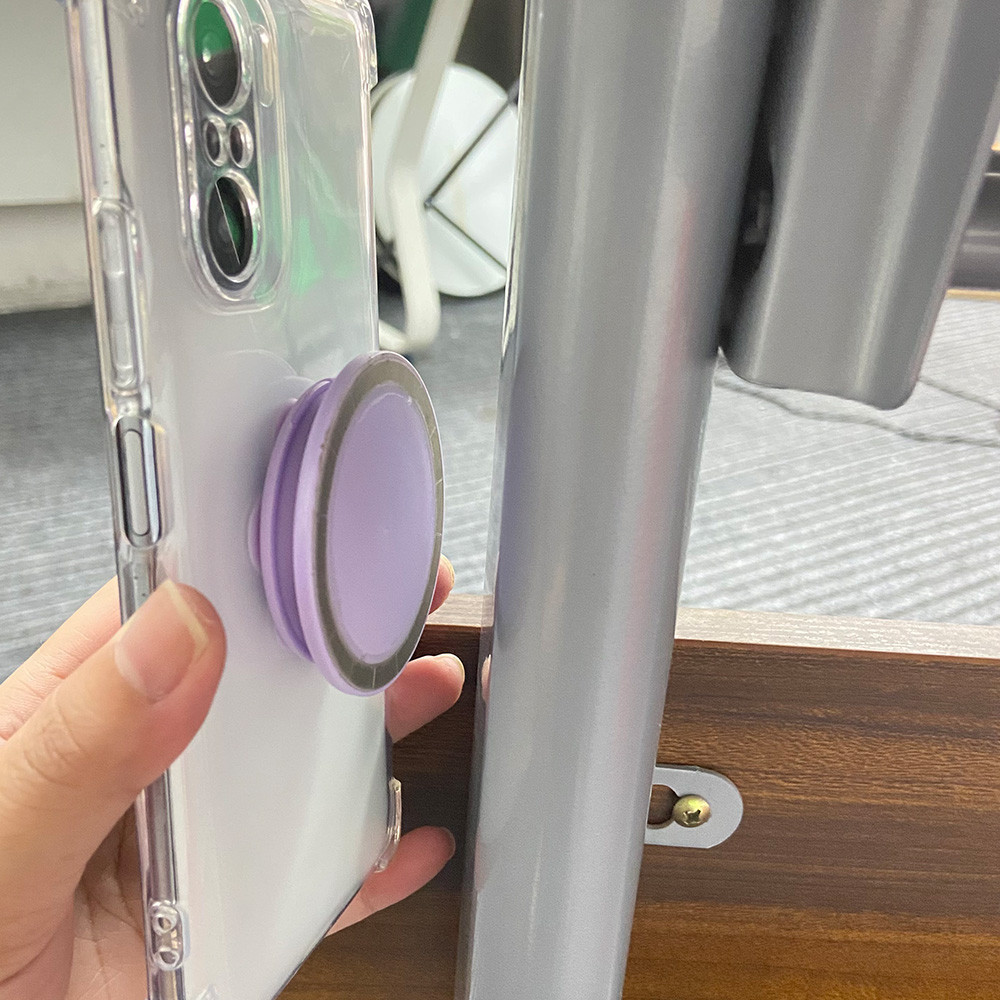 For Magsafe Suction Cup Wall Mount Stand Magnetic Silicone Gym Phone ...