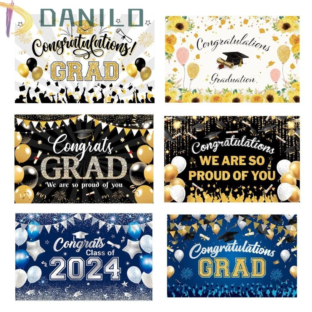 DANILO1 Graduates Photography Backdrop, Congrats Grad Prom Graduation ...