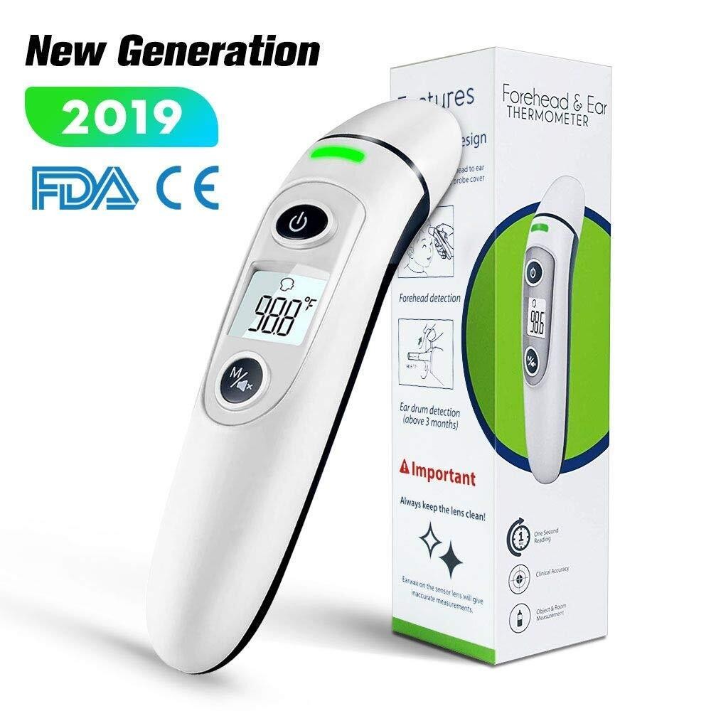 Health Care Thermometer Digital Infrared IR LCD Baby Forehead and Ear