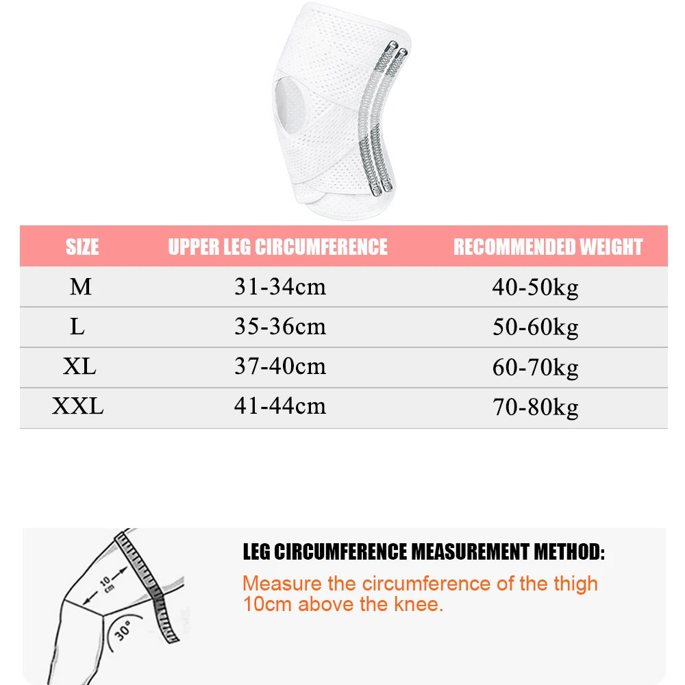 LUC Upgraded professional compression knee brace support breathable ...