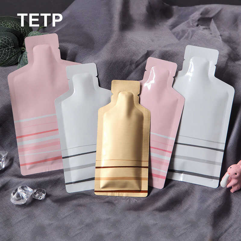 TETP ☆ 100Pcs Cosmetic Laundry Detergent Trial Bags Home Travel Honey ...