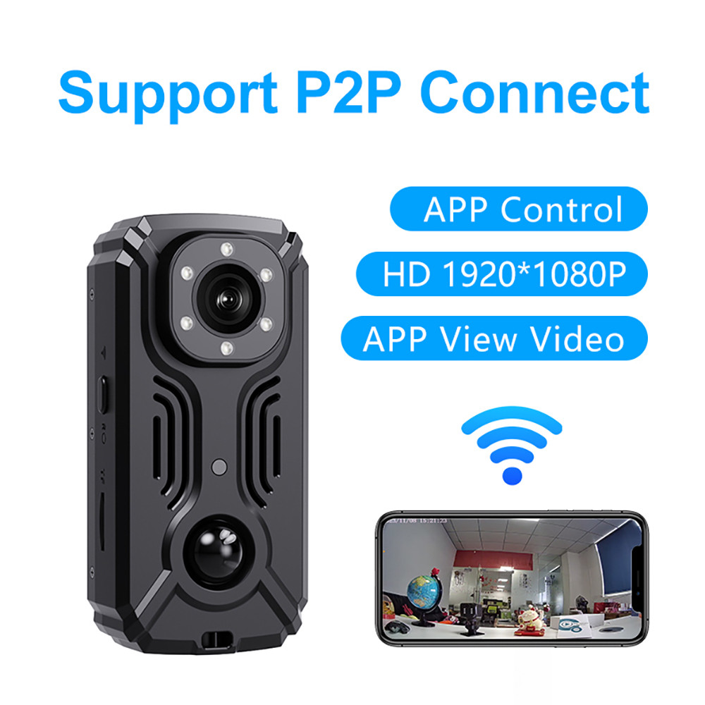 Wifi 2k Mini Camera IR-CUT DASH cam Night Vision Motion Detection DVR ...