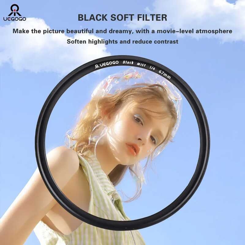 UEG ∮ Soft Focus Black Mist Camera Lens Filter Diffusion Dream Effect ...