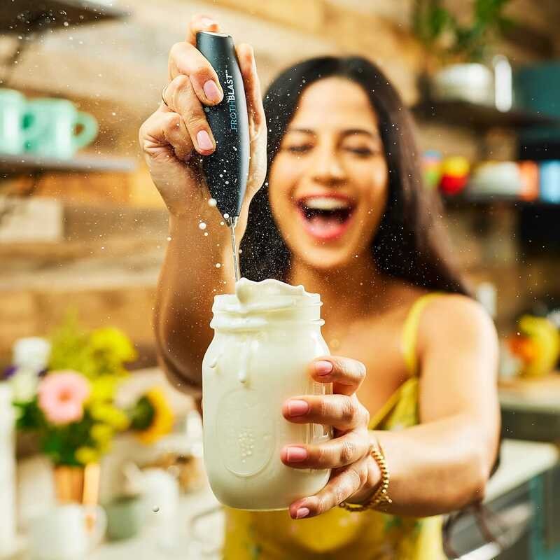 foam FrothBlast milk machine handheld coffee (foam machine) electric