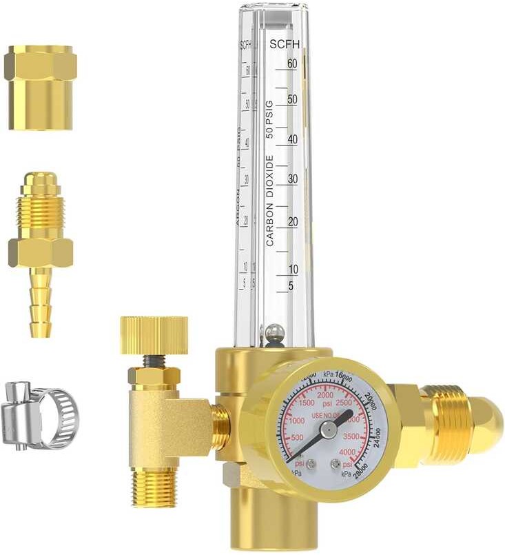 Mig Yeswelder Argon/CO2 Tig flowmeter gas regulator instrument welding ...
