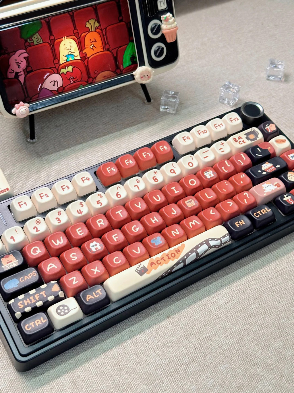Time Movie Theater Keycap EOA Profile 133 Keys PBT Five-sided Dye ...