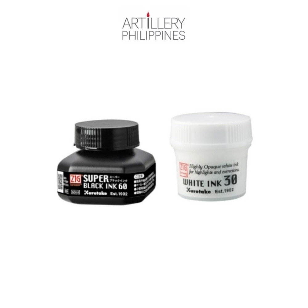 Zig Cartoonist Opaque Pen Ink 30ml - Encre Blanche Opaque Pour Stylo à Bille