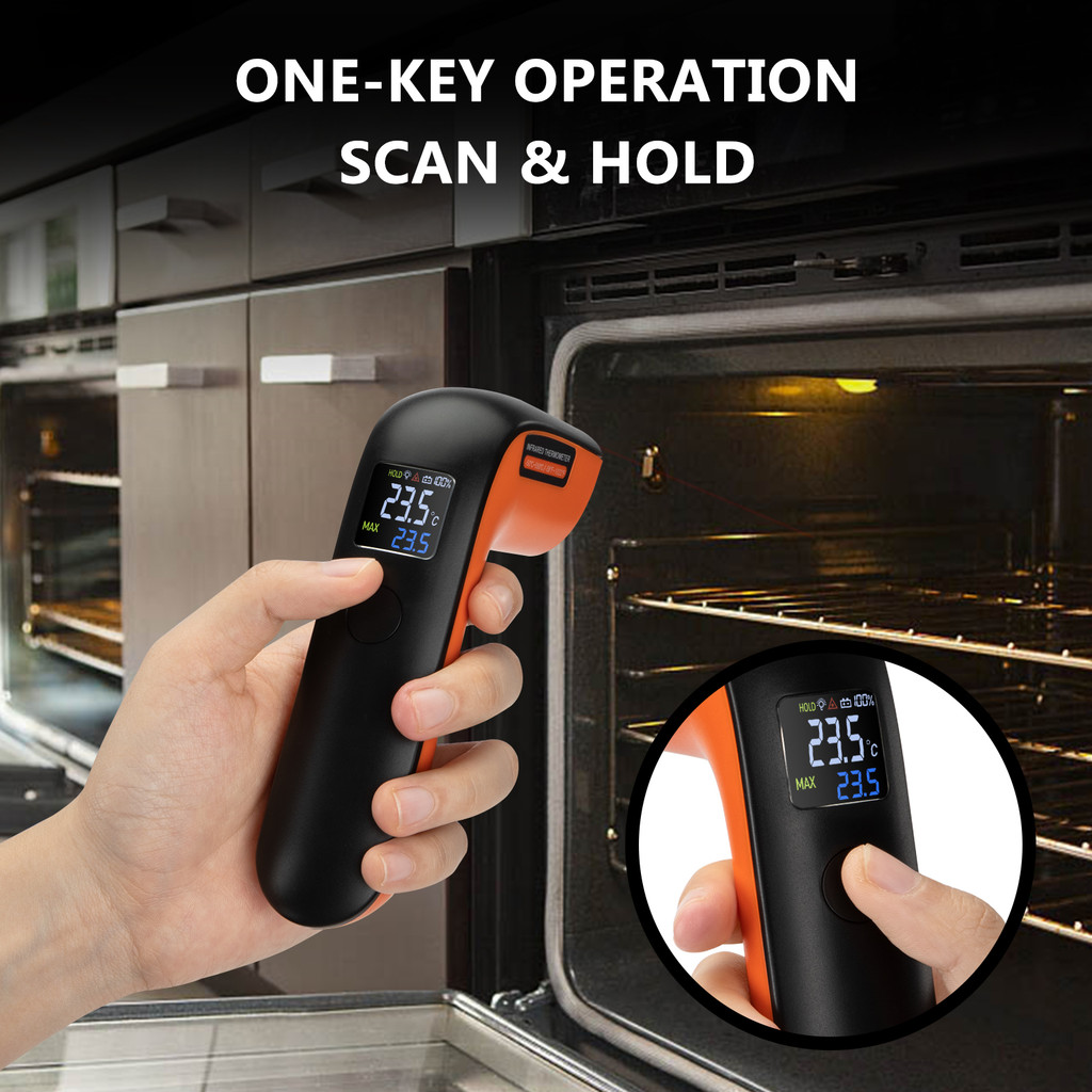 INKBIRD Non Contact Laser Infrared Thermometer Laser Temperature Gun ...