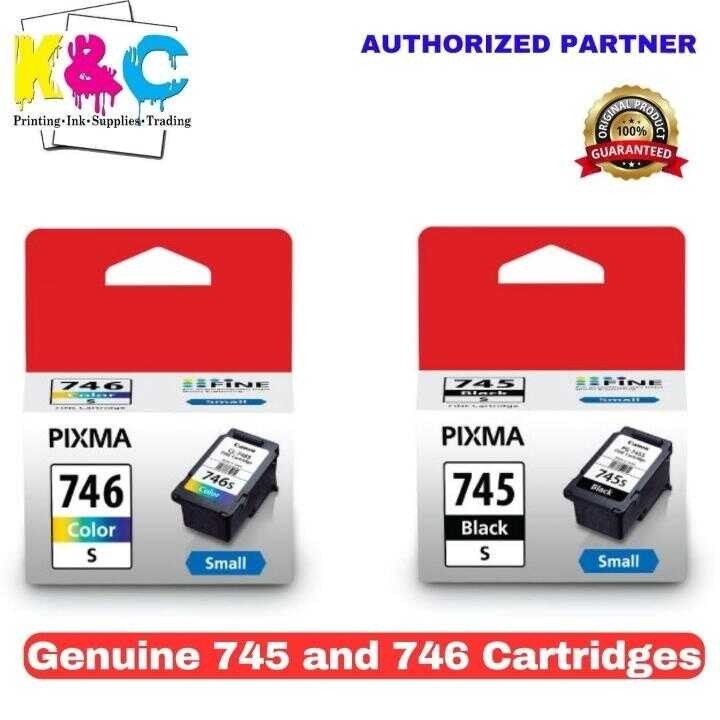 Genuine Ink Cartridge Pg-745 Black And Cl-746 Tricolor For Printers ...