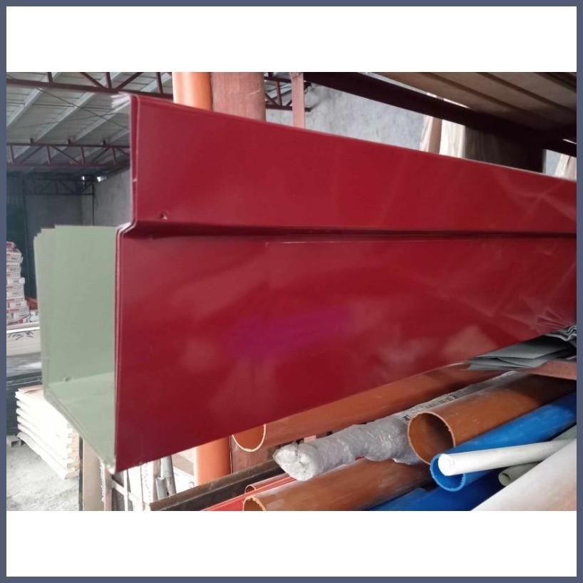 Gutter | Box Type, Spanish | Pre Painted .4 | Red, Green, Blue| G.I ...