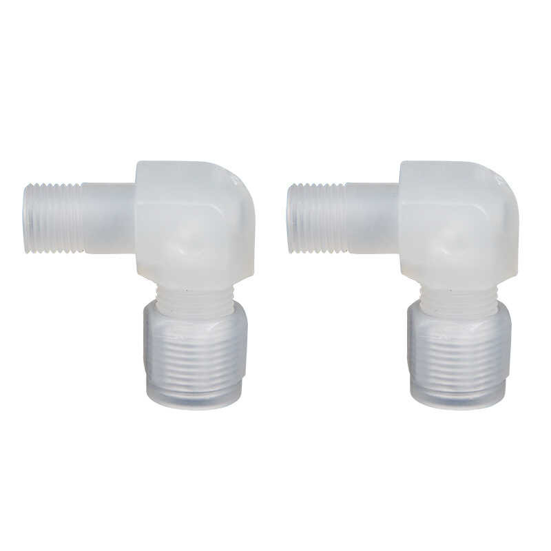 Transparent Plastic White PP Quick Twist Connector Lock Nut Type L ...
