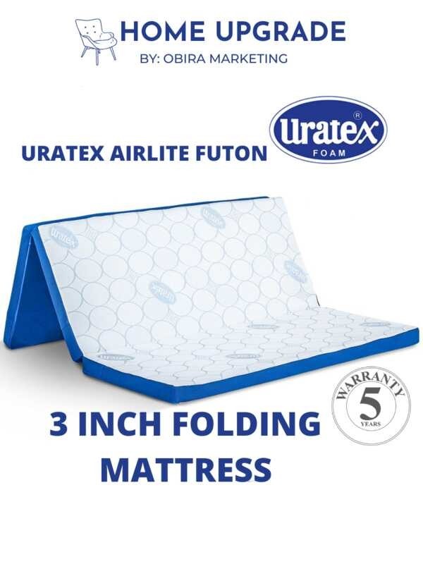 Uratex Airlite Futon Cool Mattress 3 Inch Folding Foam Shopee