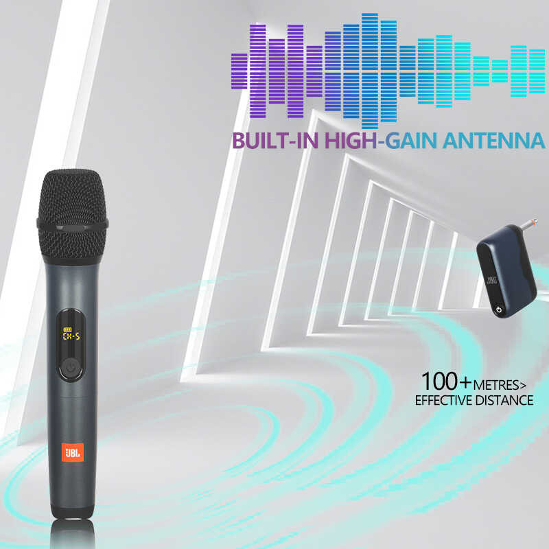 % Wireless Microphone Rechargable For Videoke UHF Universal Wireless ...