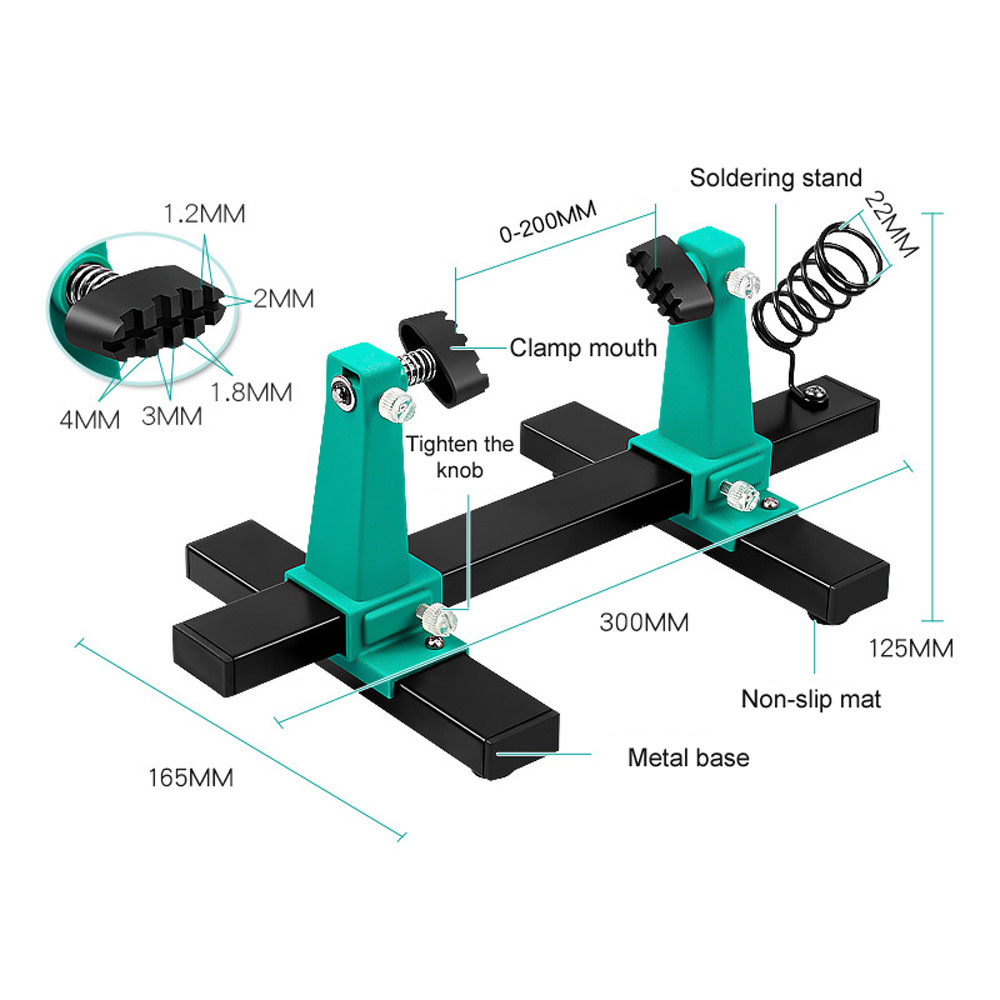 Circuit Board Holder Stable Adjustable PCB Welding Bracket Auxiliary ...