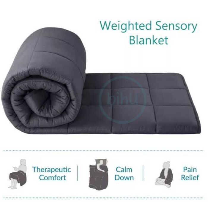 & Weighted Blanket Sensory Blanket Para Sa Anxiety, Insomnia, Adhd