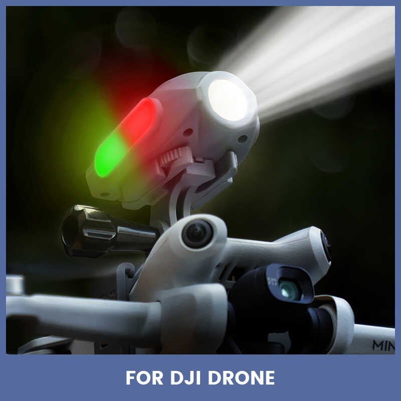 Sunnylife Night Flight Searchlight Strobe Light For DJI Mini 4 Pro LED