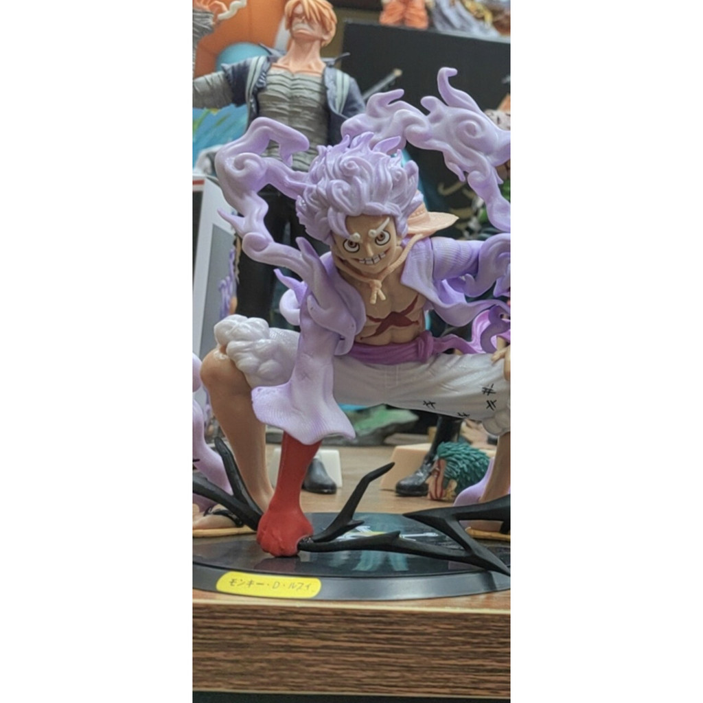 One Piece Anime Figures Nika Luffy 5Th Action Figure Gear 5 Sun God Pvc