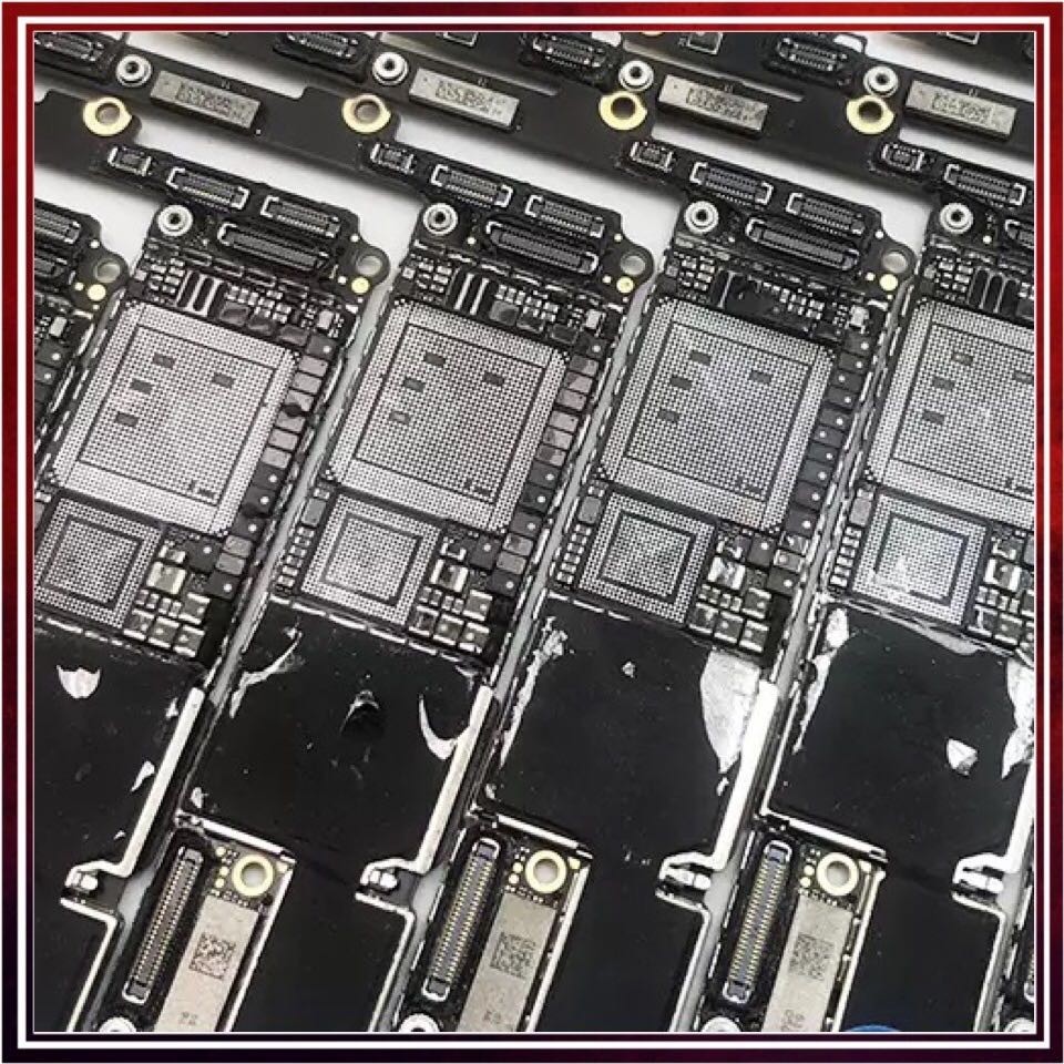 For IP 11 11Pro Max CPU Baseband Cutting CNC Board iPhone X Logic Board ...