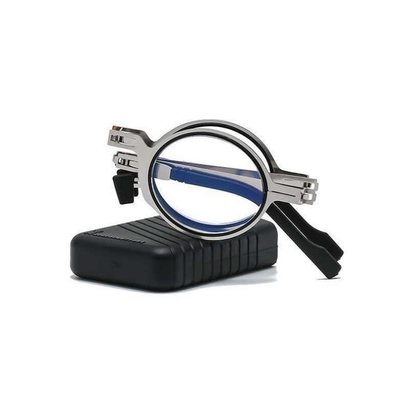 Folding Reading Glasses for Men Anti Blue Light Reading Glasses Hd Amti