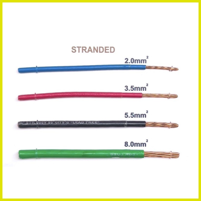 Phelps Dodge 2.0mm2, 3.5mm2, 5.5mm2, 8.0mm2 Stranded THHN/THWN2