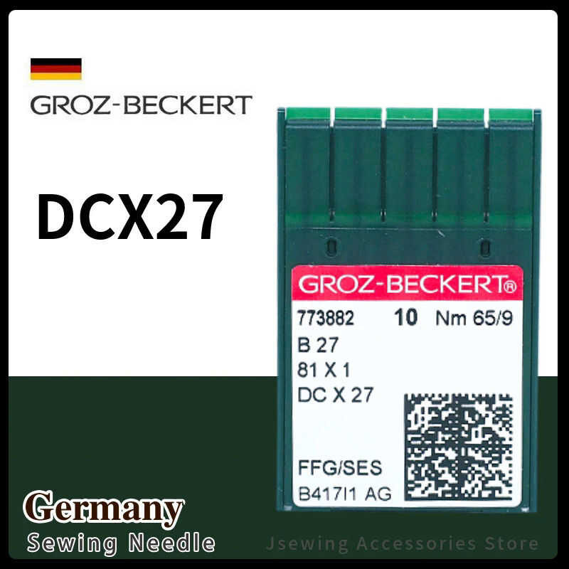 SCHMETZ DCX27 B27 Industrial Overlocker Sewing Machine Needles (5 Sizes) - Germany