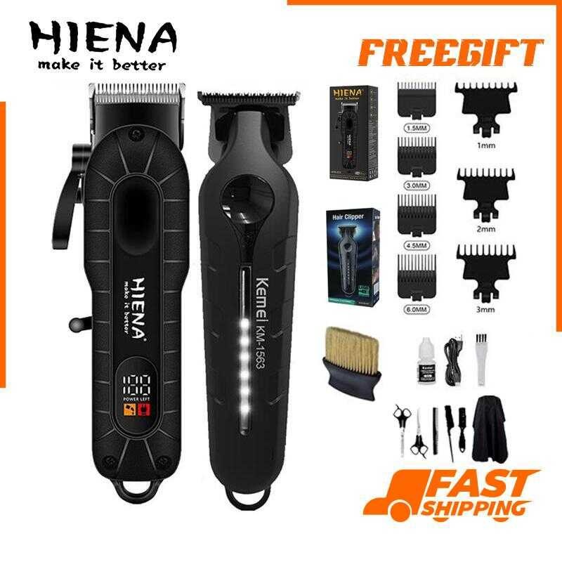 COD 【Cod】Hiena Rechargeable Cordless Beard Trimmer Powerful Electric ...