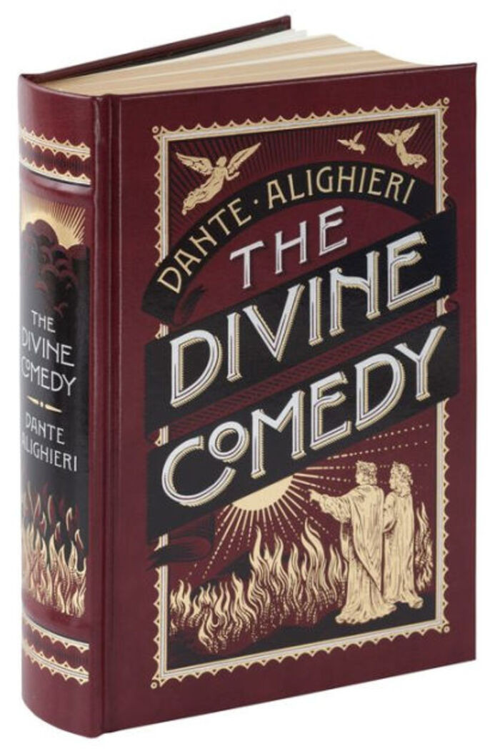 The Divine Comedy by Dante Alighieri Leather Bound Gold Edged