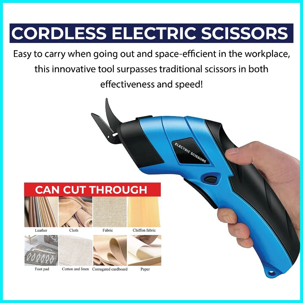 KGS Portable Electric Scissor Auto Cutter, Electric Tailoring Scissor ...