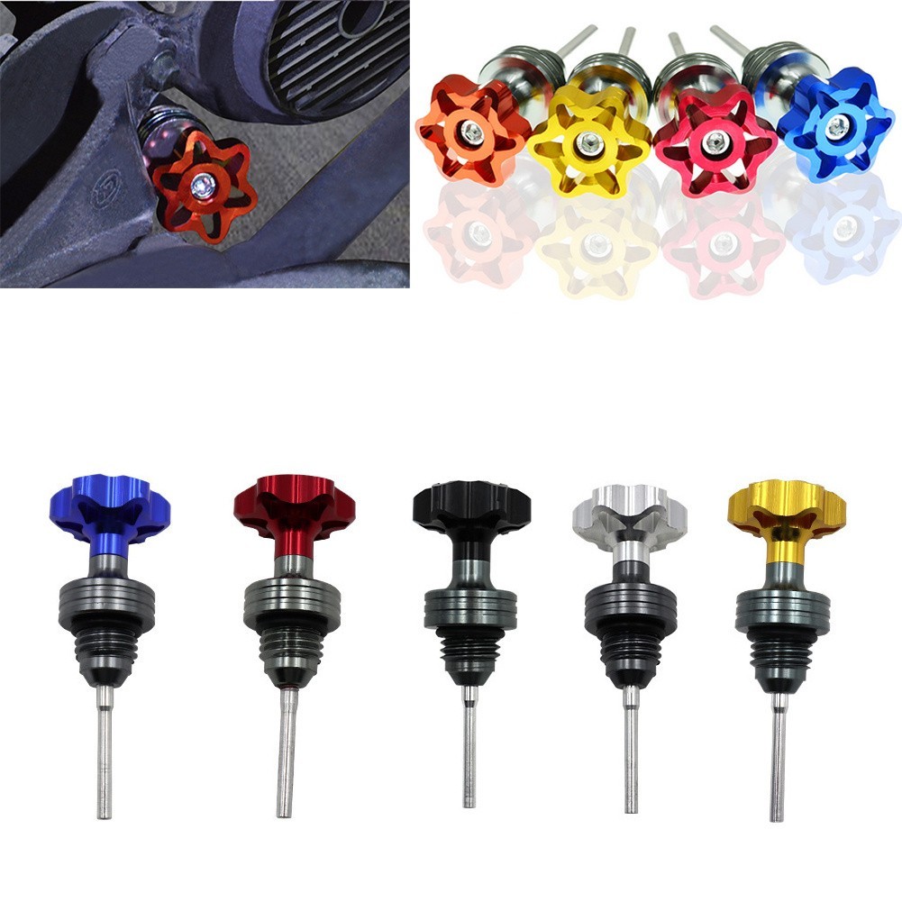 BUOP ️Scooter Motorcycle Engine Oil Dipstick Cap Engine Crankcase Oil ...