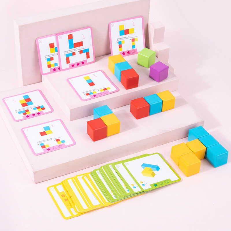 New⭐ ⭐Aa A Number Sense Logic Thinking Blocks Colorful Building ...