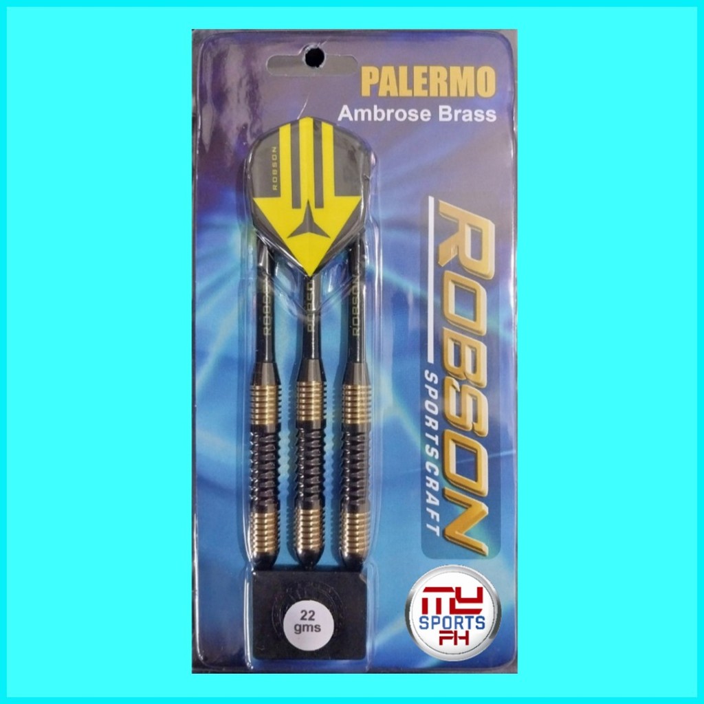 Robson Palermo 22g / 23g Dart Pins Stratum Series Ambrose Brass Darts ...