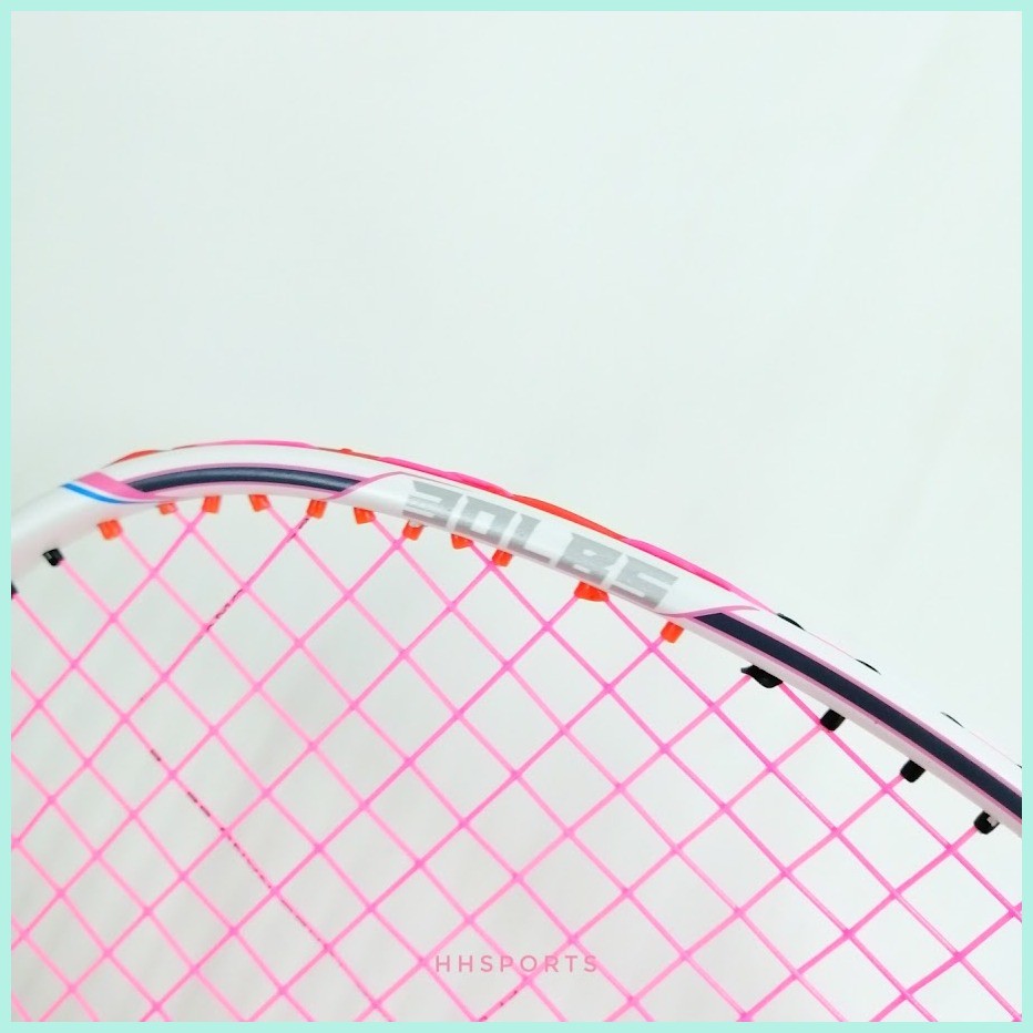 YOUNG Badminton Racket ALSET 20 ( FREE String/Grip ) WHITE/PINK ...
