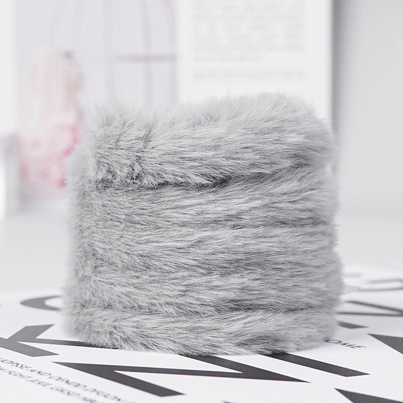 20mm Imitation Rabbit Fur Pipe cleaner Plush Woolen Yarn fuzzy wire ...