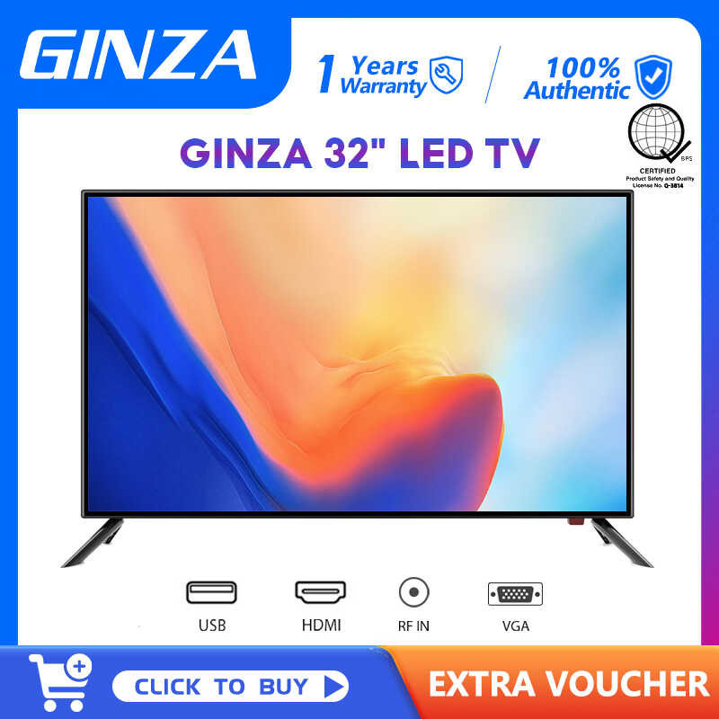 Ginza Smart Inch flat screen smart sale 32 INCH LED TV | Shopee Philippines