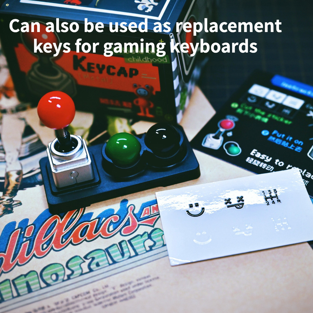 K20 Retro Game Console Rocker Keycap Fighting Machine Rocker Keycap ESC ...