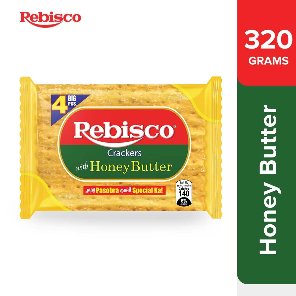 ☪ ♞,♘,♙REBISCO CRACKERS HONEY BUTTER 32G X 10PCS [Expiration Data