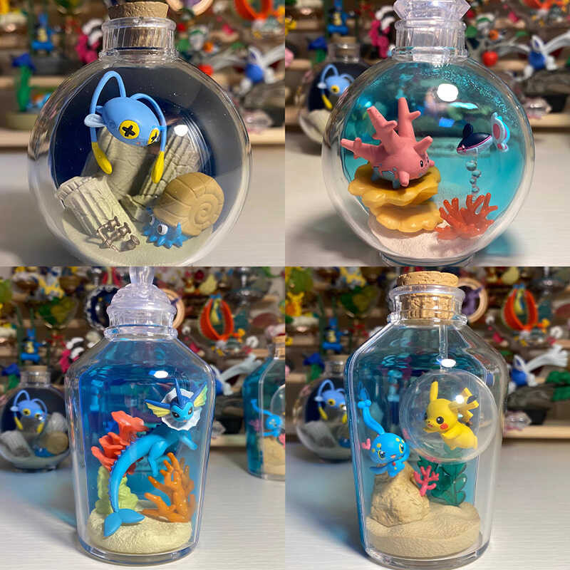 Original ∮ Figure Lapras Milotic Piplup Wailord Pikachu Aqua Bottle ...