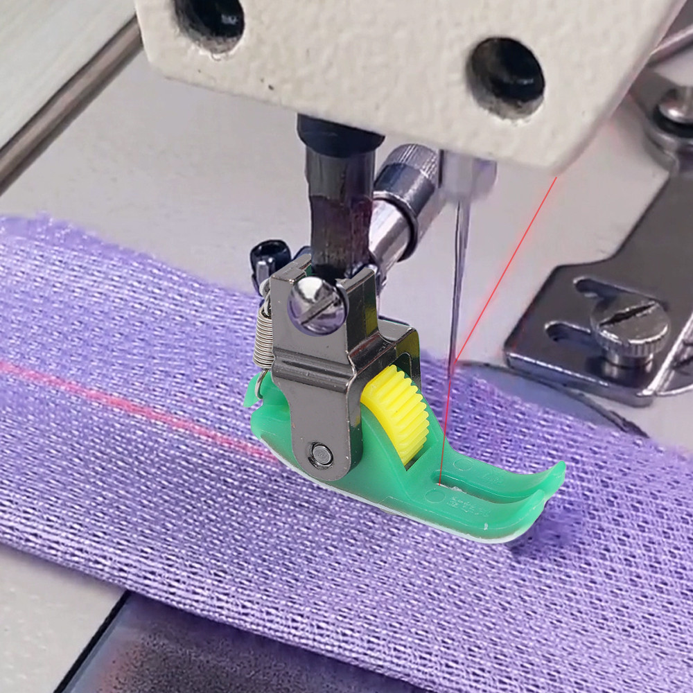Universal Sewing Machine Leather Roller Wheel Presser Foot - Flat Car ...